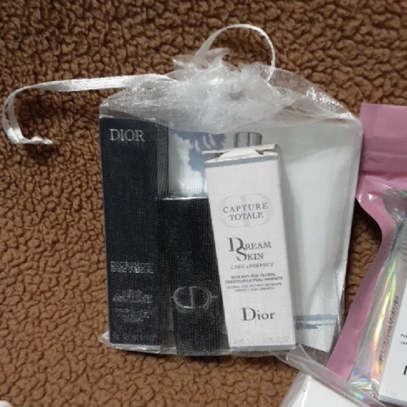 Dior Skincare and Lipstick Collection with White Pouch - Picture 2 of 7